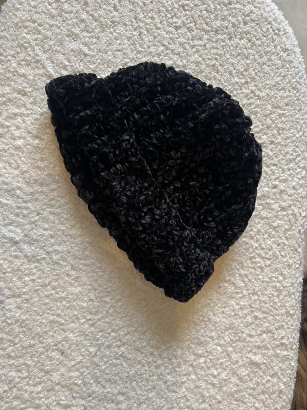 Bonnet velours Noir